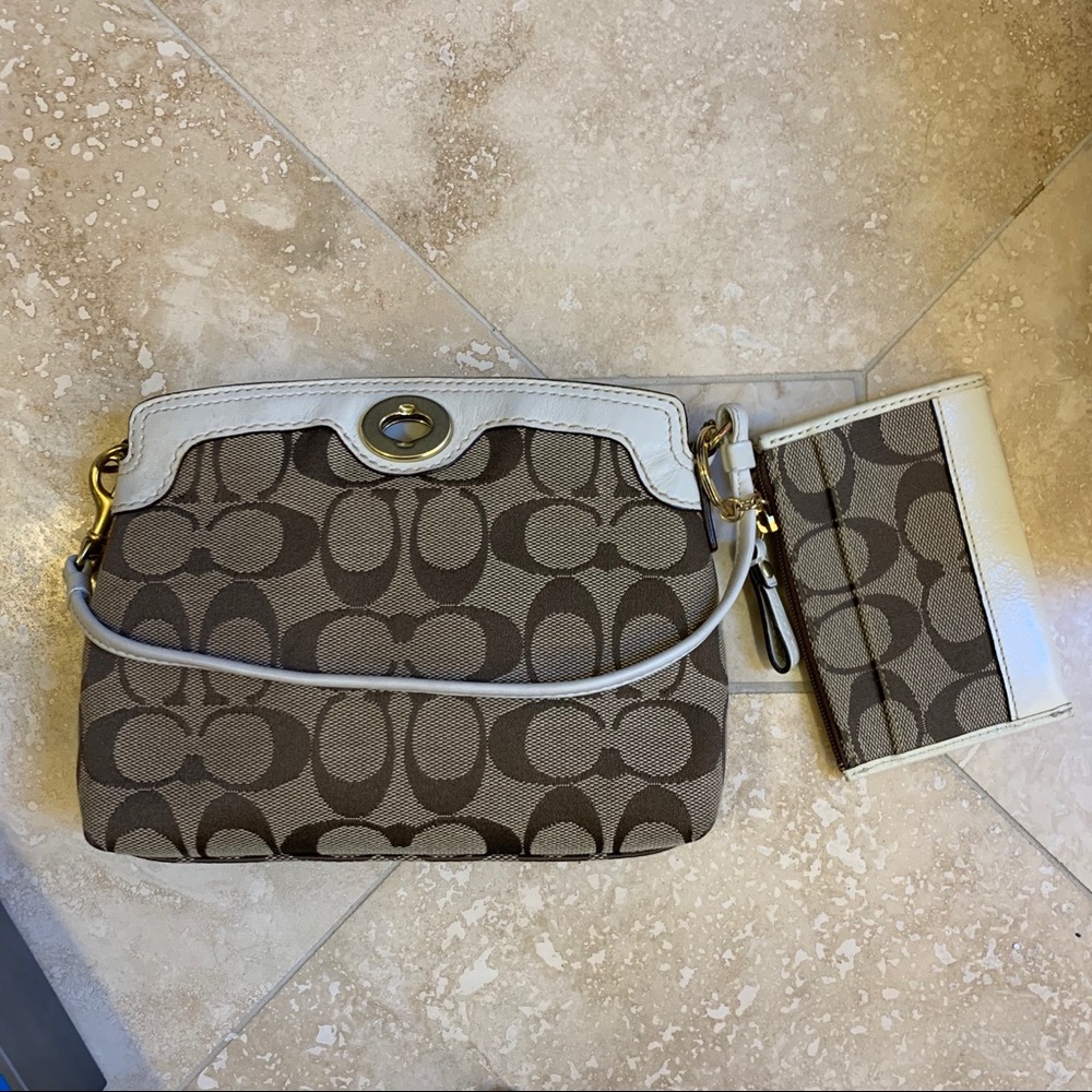 Coach Wristlet with Card Holder